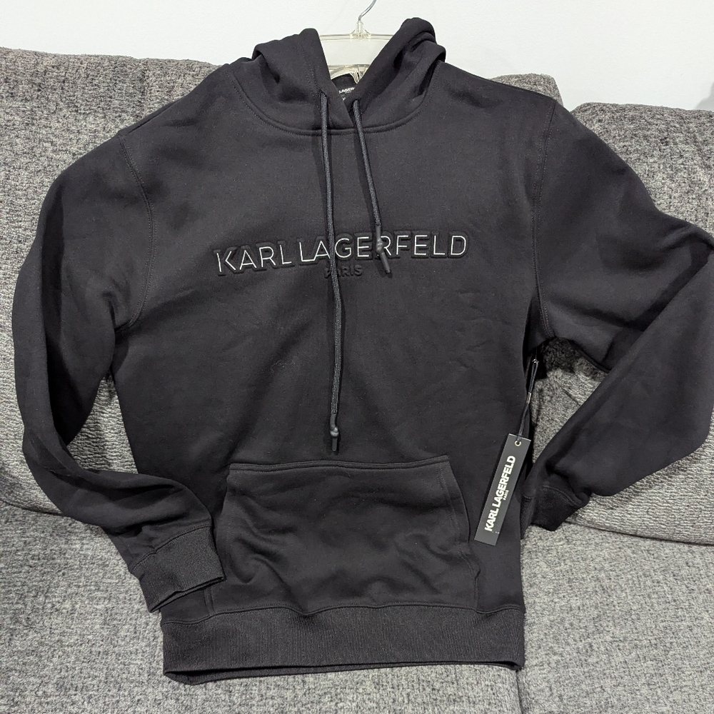 Karl Lagerfeld Men's Black Hoodie